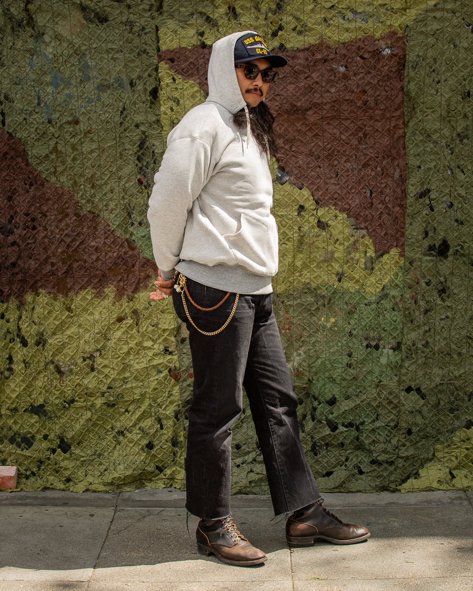 The Real McCoy's Double Face Hooded Sweatshirt - Gray - Standard & Strange