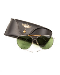 The Real McCoy's Flying Sun Aviator Sunglasses - Silver - Standard & Strange