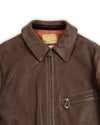 The Real McCoy's Freeman 30s Sports Jacket (Deerskin) - Brown - Standard & Strange