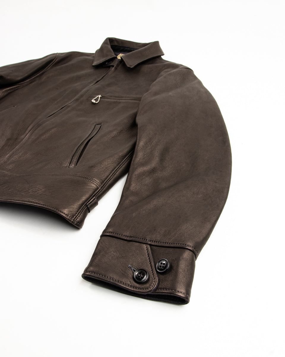 The Real McCoy's Deerskin Down Jacket - Black 40