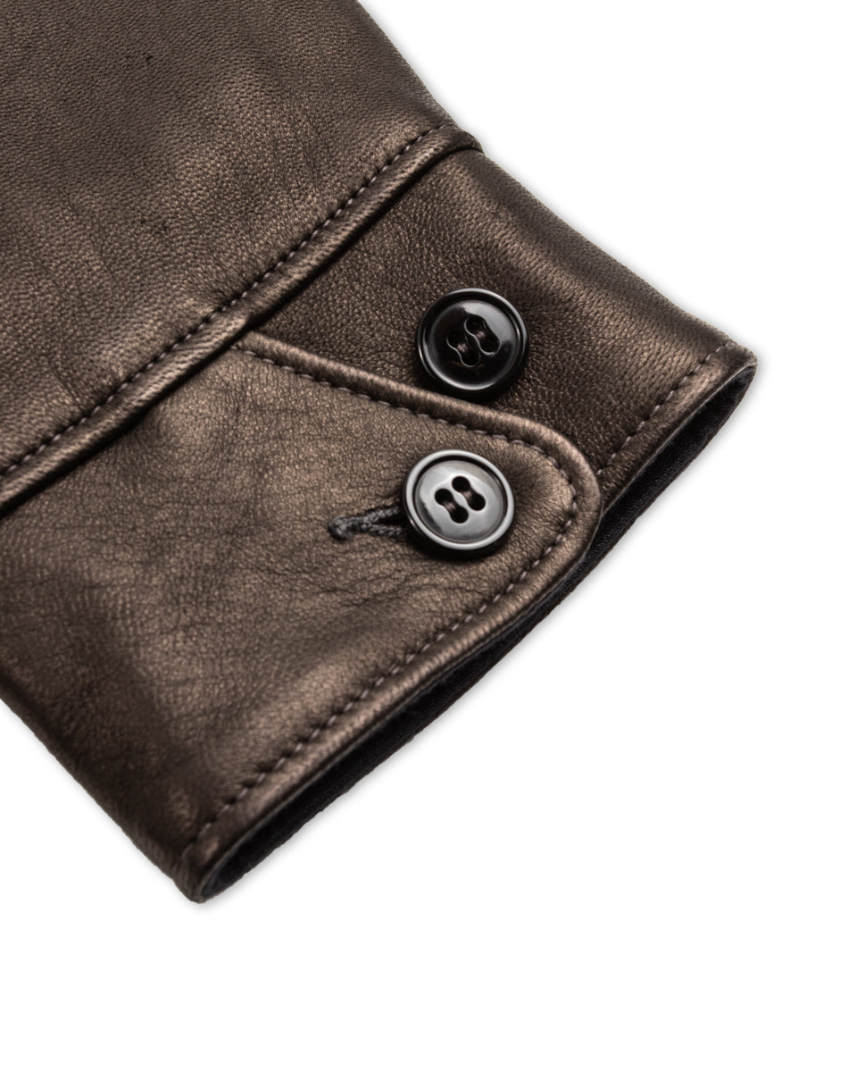 The Real McCoy's Freeman 30s Sports Jacket (Deerskin) - Black - Standard & Strange