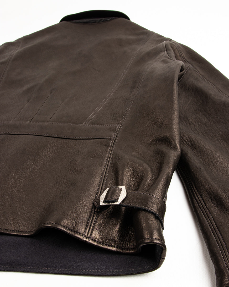 The Real McCoy's Deerskin Down Jacket - Black - Standard & Strange