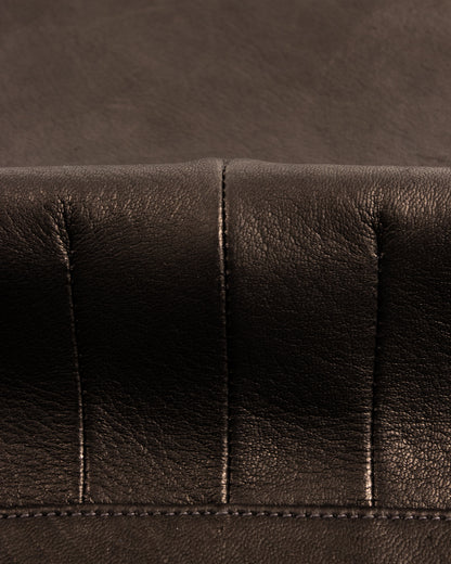 The Real McCoy's Freeman 30s Sports Jacket (Deerskin) - Black - Standard & Strange