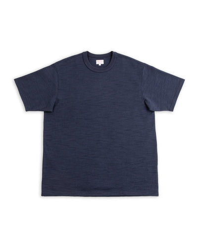 The Real McCoy's Heavy Cotton Slub Jersey - Navy - Standard & Strange