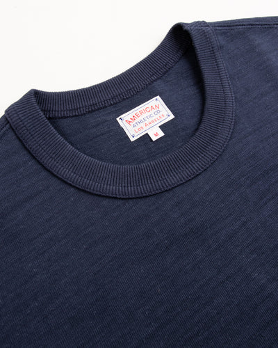 The Real McCoy's Heavy Cotton Slub Jersey - Navy - Standard & Strange