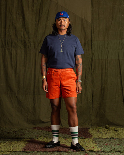 The Real McCoy's Heavy Cotton Slub Jersey - Navy - Standard & Strange
