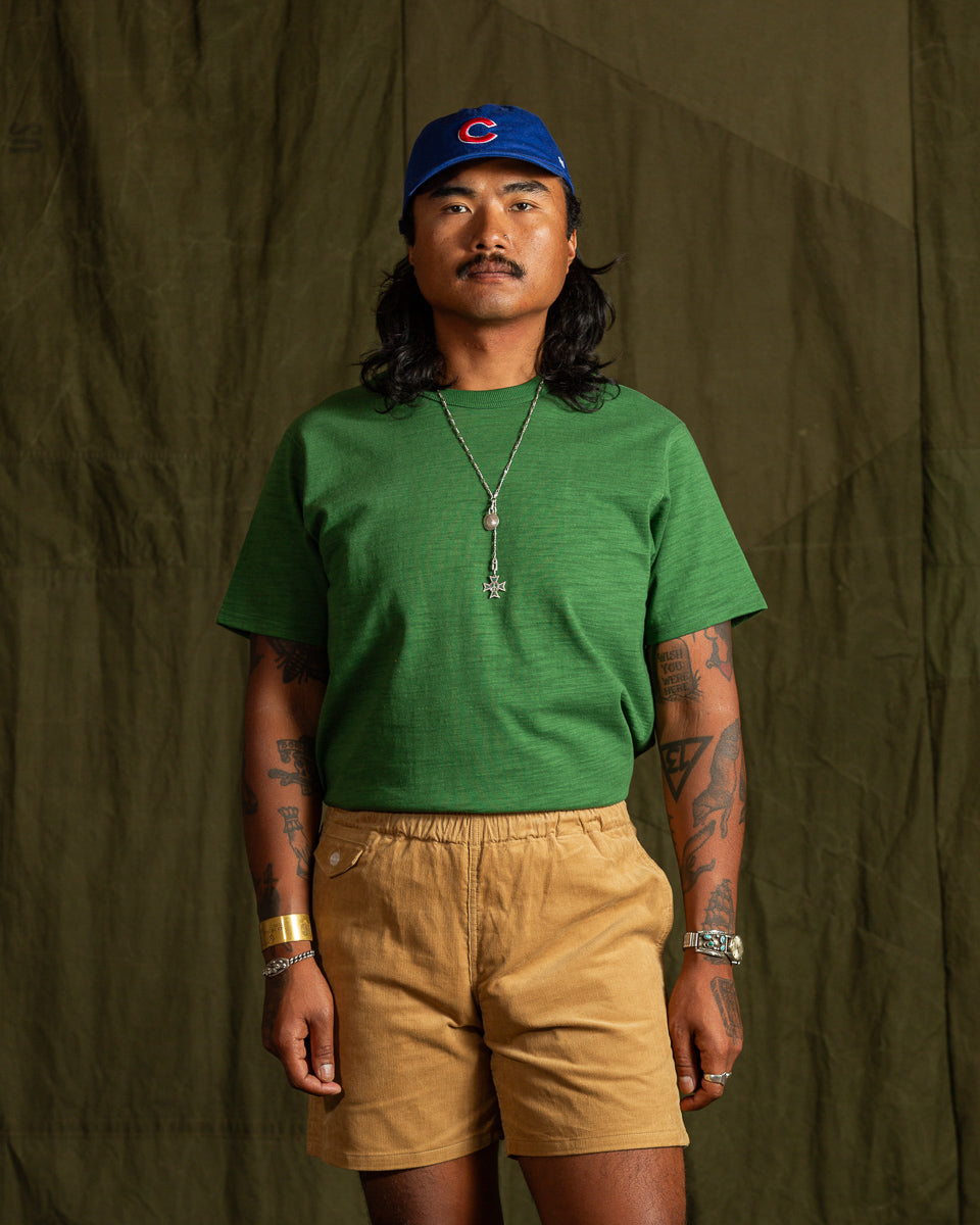 The Real McCoy's Heavy Cotton Slub Jersey - Shamrock - Standard & Strange