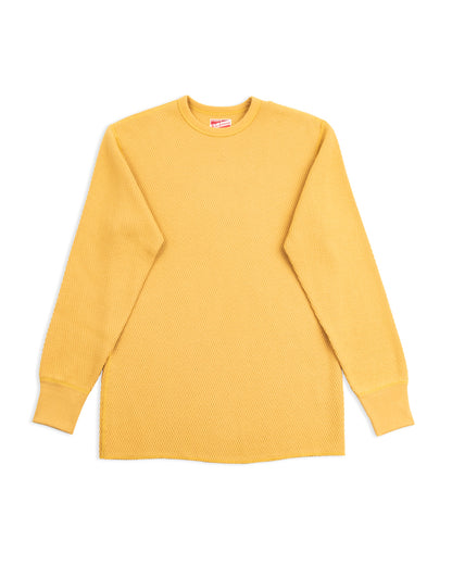 The Real McCoy's Honeycomb Thermal Shirt - Corn - Standard & Strange