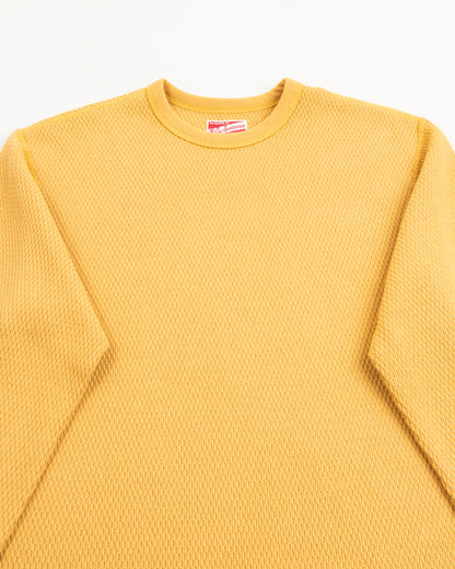 The Real McCoy's Honeycomb Thermal Shirt - Corn - Standard & Strange