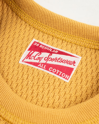 The Real McCoy's Honeycomb Thermal Shirt - Corn - Standard & Strange