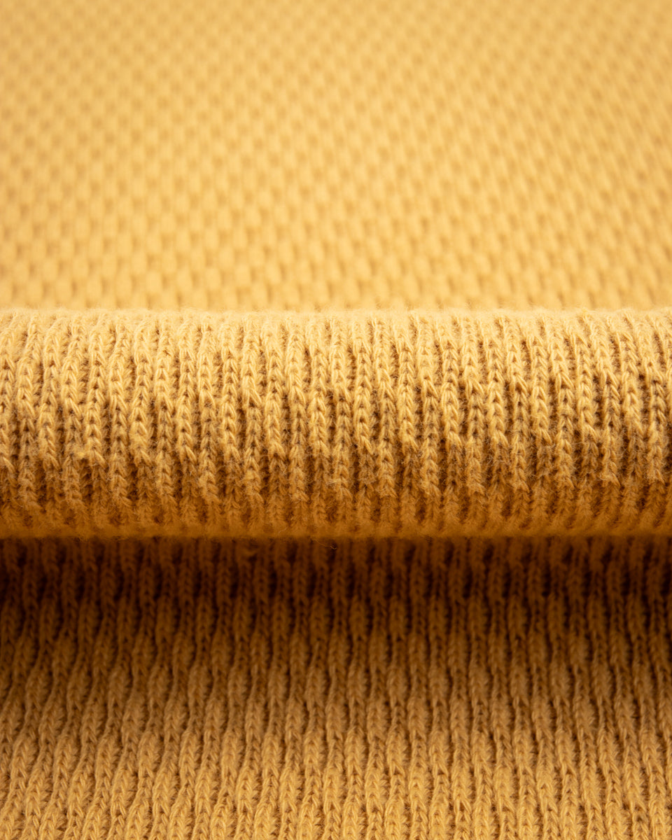 The Real McCoy's Honeycomb Thermal Shirt - Corn - Standard & Strange