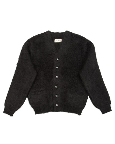 The Real McCoy's Joe McCoy Mohair Cardigan - Black - Standard & Strange