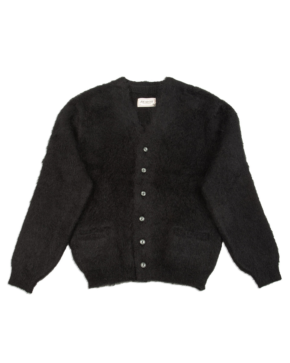 The Real McCoy's Joe McCoy Mohair Cardigan - Black - Standard & Strange