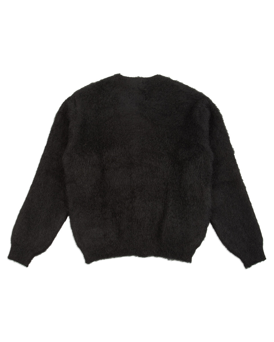The Real McCoy's Joe McCoy Mohair Cardigan - Black - Standard & Strange