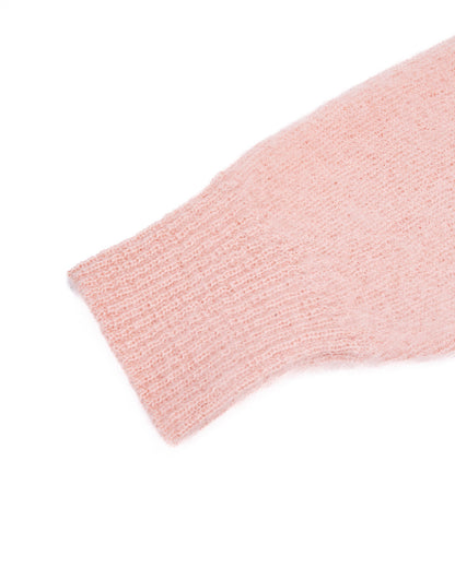 The Real McCoy's Joe McCoy Mohair V-Neck Sweater - Flamingo - Standard & Strange