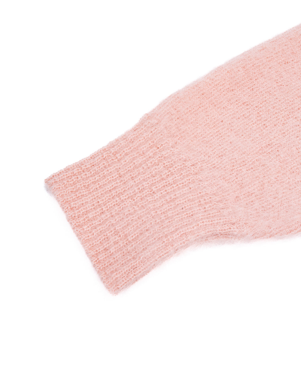 The Real McCoy's Joe McCoy Mohair V-Neck Sweater - Flamingo - Standard & Strange