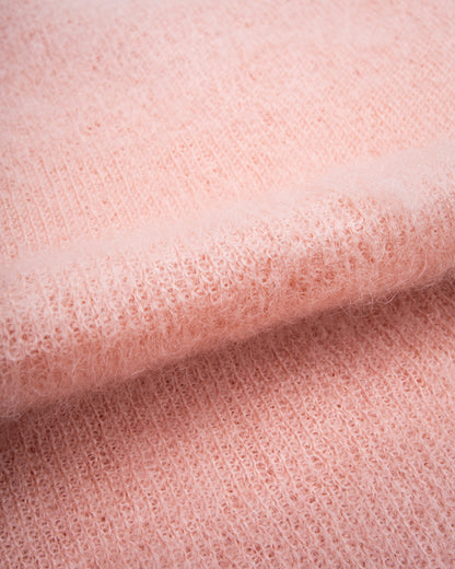 The Real McCoy's Joe McCoy Mohair V-Neck Sweater - Flamingo - Standard & Strange