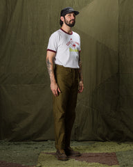 The Real McCoy's Joe McCoy Tee / Birdies - White / Burgundy - Standard & Strange