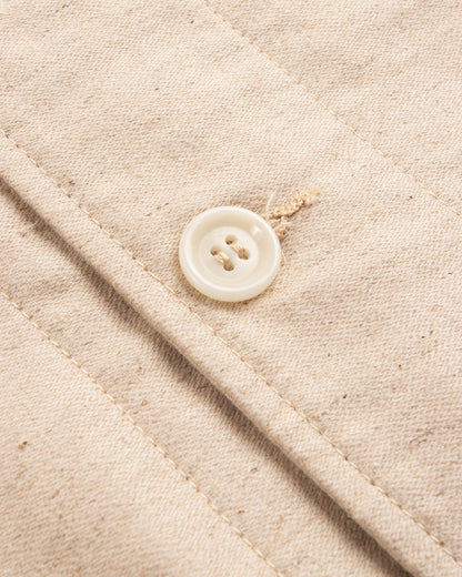 The Real McCoy's Linen Atelier Coat - Beige - Standard & Strange