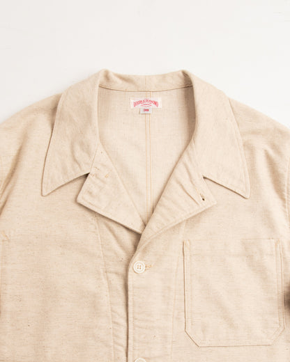 The Real McCoy's Linen Atelier Coat - Beige - Standard & Strange
