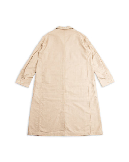 The Real McCoy's Linen Atelier Coat - Beige - Standard & Strange