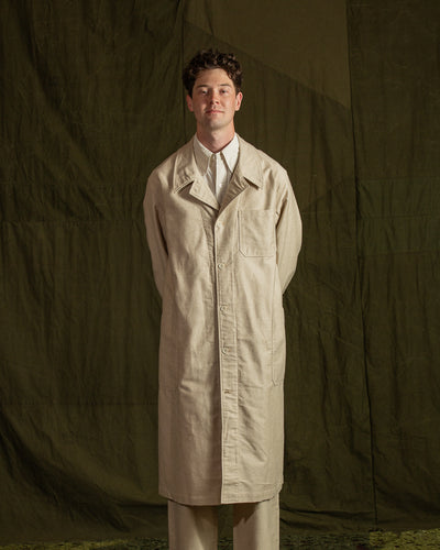The Real McCoy's Linen Atelier Coat - Beige - Standard & Strange
