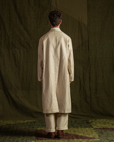 The Real McCoy's Linen Atelier Coat - Beige - Standard & Strange