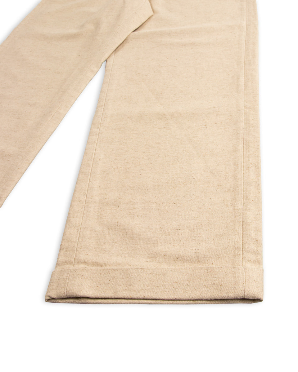 The Real McCoy's Linen Atelier Trousers - Beige – Standard & Strange