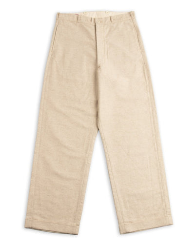 The Real McCoy's Linen Atelier Trousers - Beige - Standard & Strange