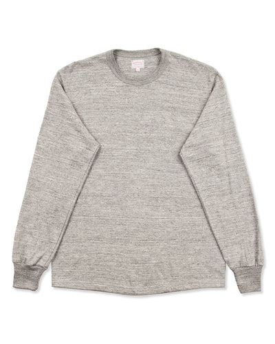 The Real McCoy's Loopwheeled Athletic Longsleeve Tee - Gray - Standard & Strange