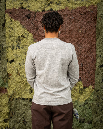The Real McCoy's Loopwheeled Athletic Longsleeve Tee - Gray - Standard & Strange