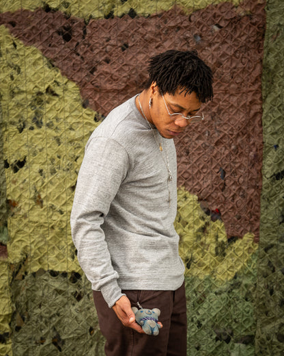 The Real McCoy's Loopwheeled Athletic Longsleeve Tee - Gray - Standard & Strange