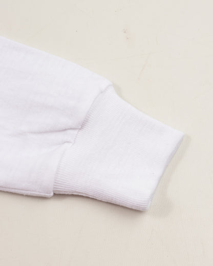 The Real McCoy's Loopwheeled Athletic Longsleeve Tee - White - Standard & Strange