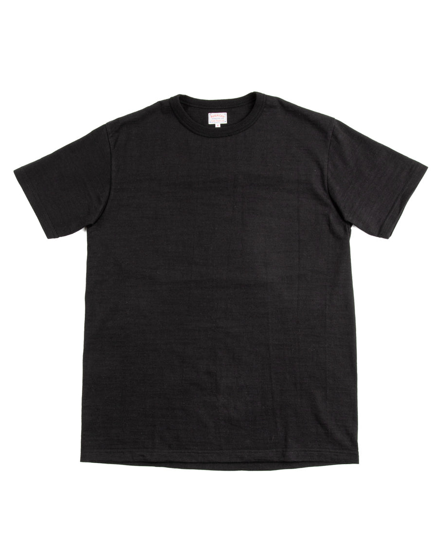 Plain Black T Shirt Front And Back