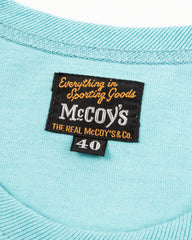 The Real McCoy's Military Tee / The Blue Ghost - Teal - Standard & Strange