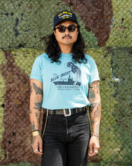 The Real McCoy's Military Tee / The Blue Ghost - Teal - Standard & Strange