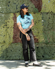 The Real McCoy's Military Tee / The Blue Ghost - Teal - Standard & Strange