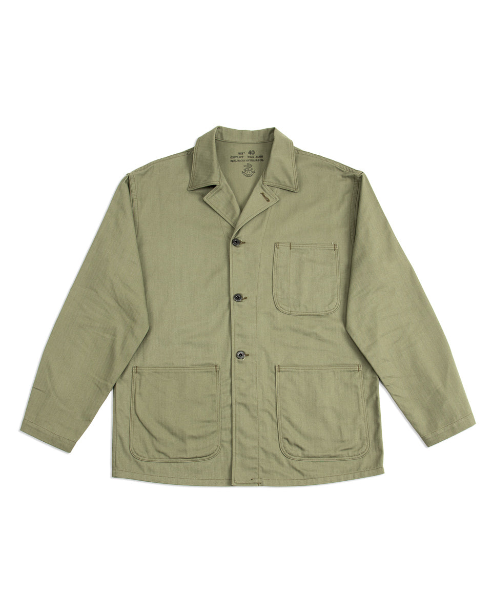 The Real McCoy's N-3 Utility Jacket (Model 220)- Olive - Standard & Strange