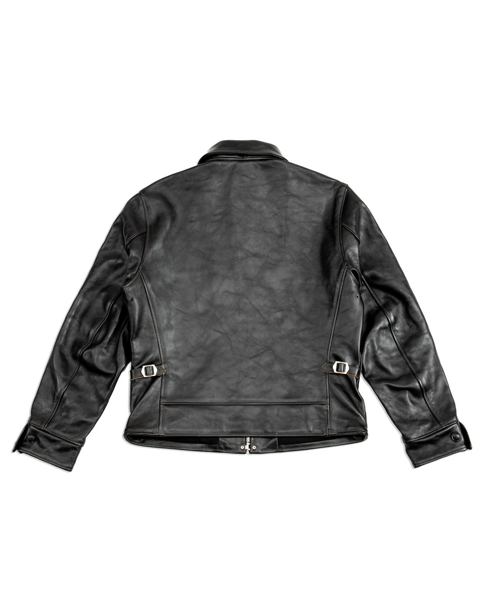 The Real McCoy's Nelson 30s Sports Jacket - Black Horsehide - Standard & Strange