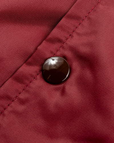The Real McCoy's Nylon Coach Jacket / Birdies - Burgundy - Standard & Strange