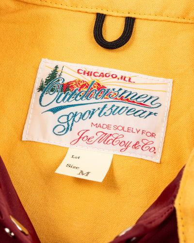 The Real McCoy's Nylon Coach Jacket / Birdies - Burgundy - Standard & Strange