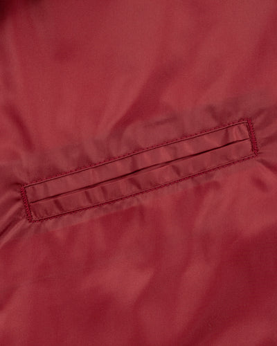 The Real McCoy's Nylon Coach Jacket / Birdies - Burgundy - Standard & Strange