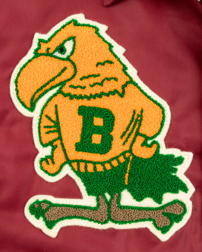 The Real McCoy's Nylon Coach Jacket / Birdies - Burgundy - Standard & Strange