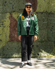 The Real McCoy's Nylon Coach Jacket / Birdies - Forest - Standard & Strange