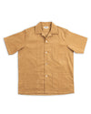 The Real McCoy's Open Collar Resort S/S Shirt / Summer Corduroy - Beige - Standard & Strange