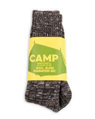 The Real McCoy's Outdoor Socks "Camp" - Charcoal - Standard & Strange