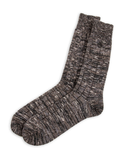 The Real McCoy's Outdoor Socks "Camp" - Charcoal - Standard & Strange
