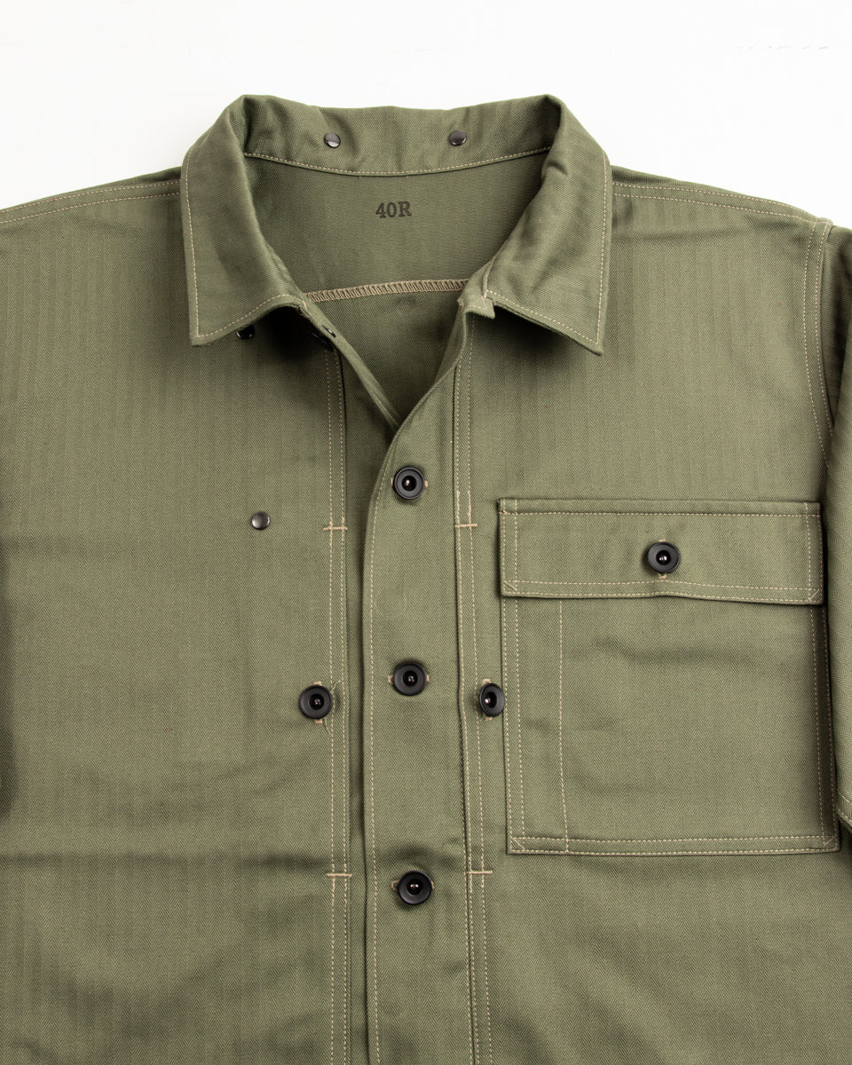 The Real McCoy's P-44 Utility Coat - Sage Green - Standard & Strange