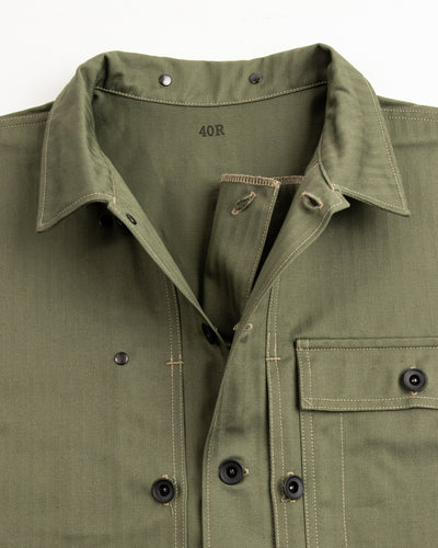The Real McCoy's P-44 Utility Coat - Sage Green - Standard & Strange
