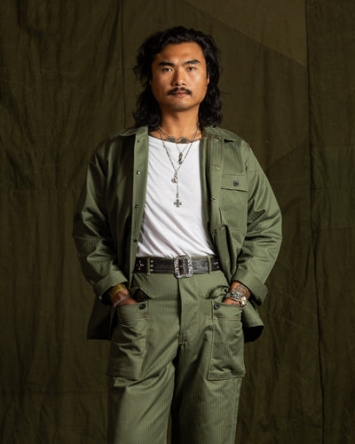 The Real McCoy's P-44 Utility Coat - Sage Green - Standard & Strange
